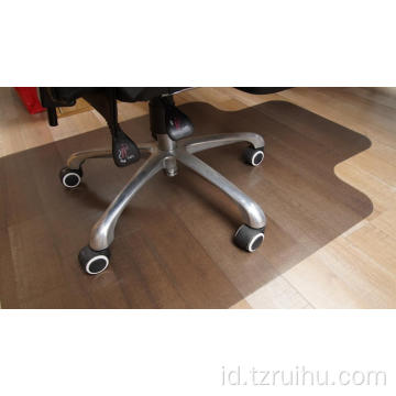 tikar kursi kantor transparan untuk lantai kayu keras